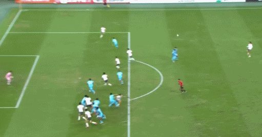 李新翔开出, 射良机, 朱鹏宇头球